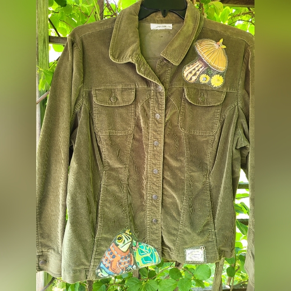 Upcycled Corduroy Jacket - Picture 2 of 10
